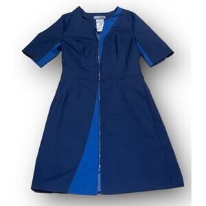 LULY YANG Stewardess Flight Attendant dress Alaska Airlines Navy Size 06 RG